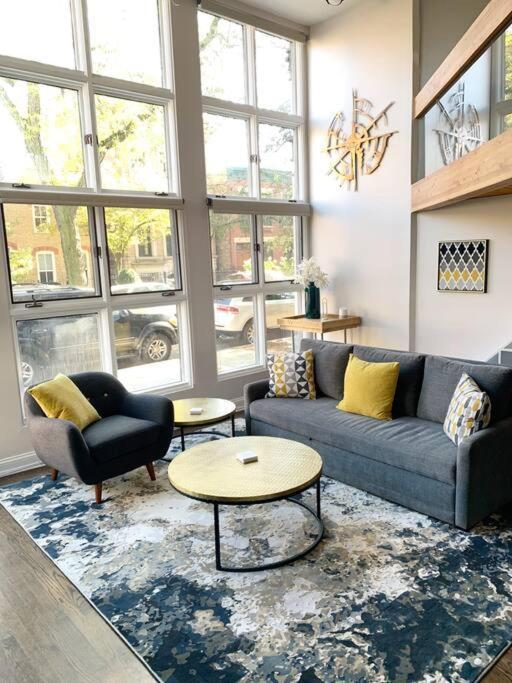 Lincoln Park Light-Filled Loft Leilighet Chicago Eksteriør bilde